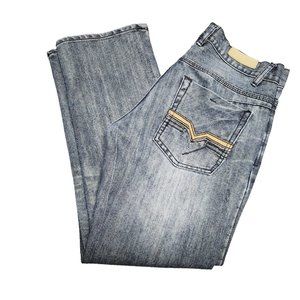 F.U.S.A.I. Mens Jeans‎ - Size 34 - Stonewash Blue